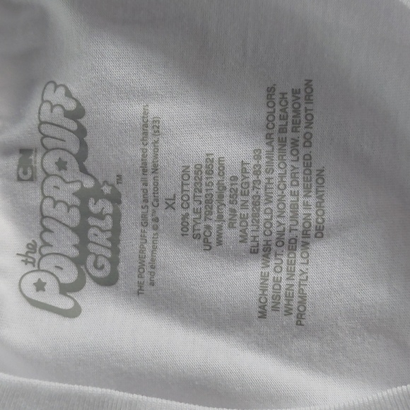 The powerpuff Girls cartoon t-chirt white Juniors size XL - Picture 6 of 6